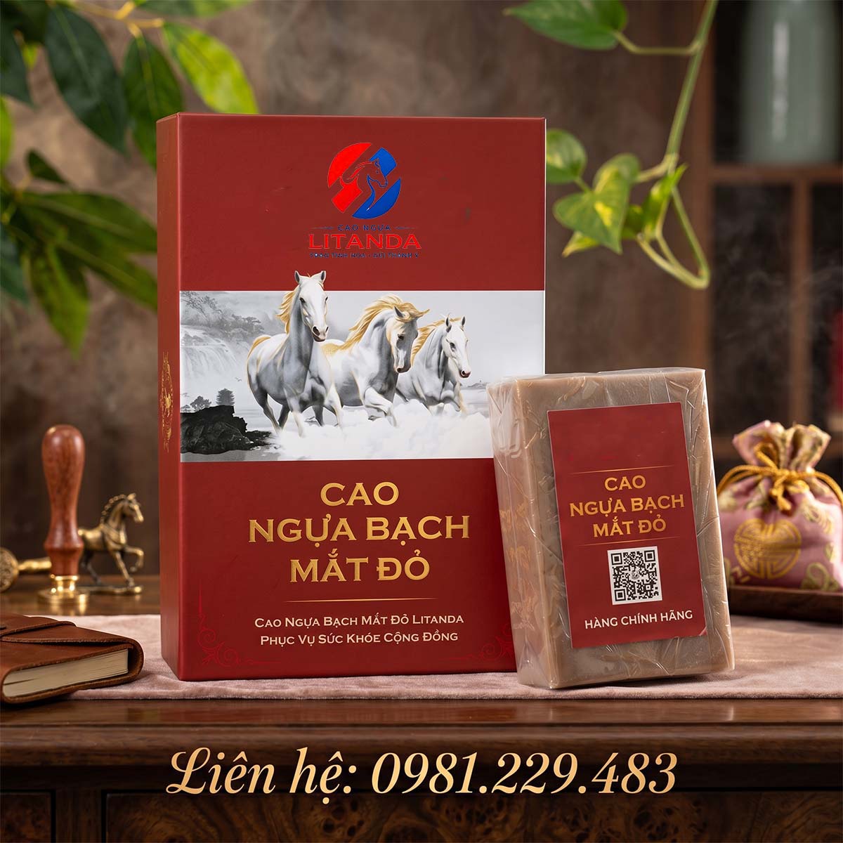 Cao ngựa bạch mắt đỏ Litanda