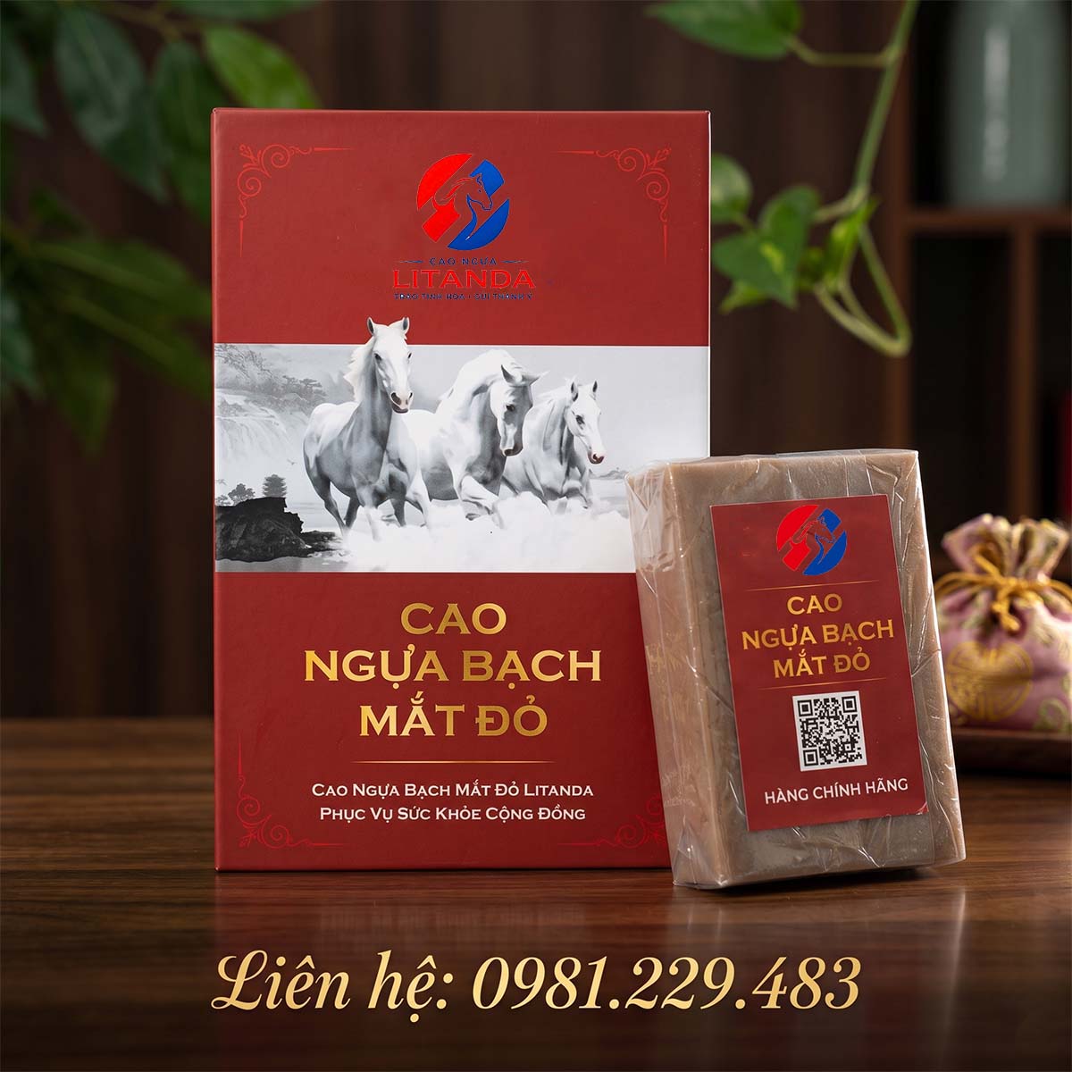 Cao ngựa bạch mắt đỏ - Sản phẩm cao cấp thương hiệu Litanda