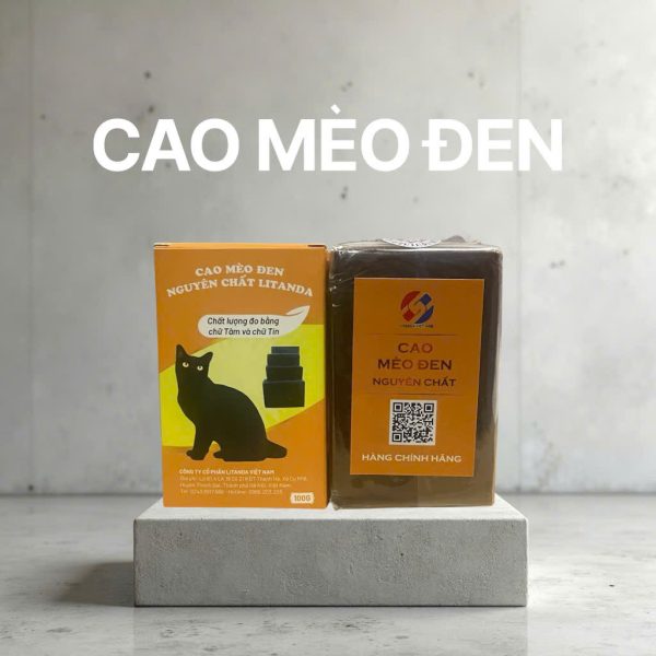 Cao Mèo Nguyên Chất Từ Xương Mèo Đen