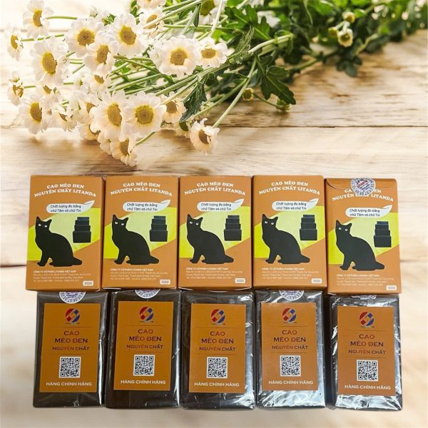 Cao Mèo Đen Chính Hãng Litanda Nguyên Chất 100%