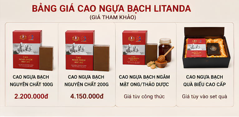 Giá cao ngựa bạch mắt đỏ chính hãng Giá cao ngựa bạch mắt đỏ chính hãng