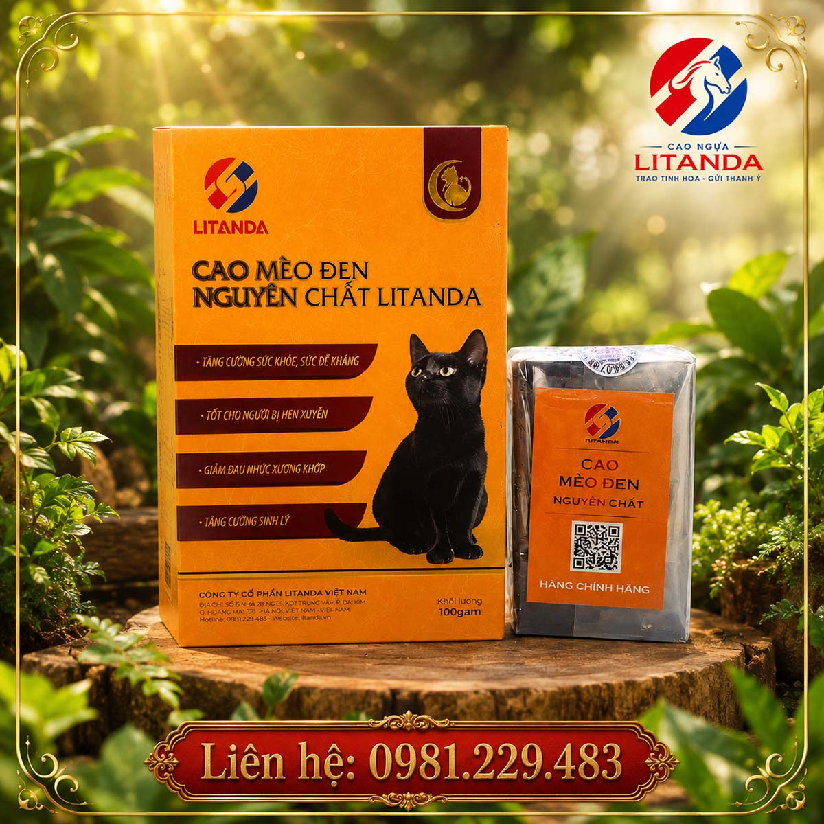 Cao mèo đen Litanda