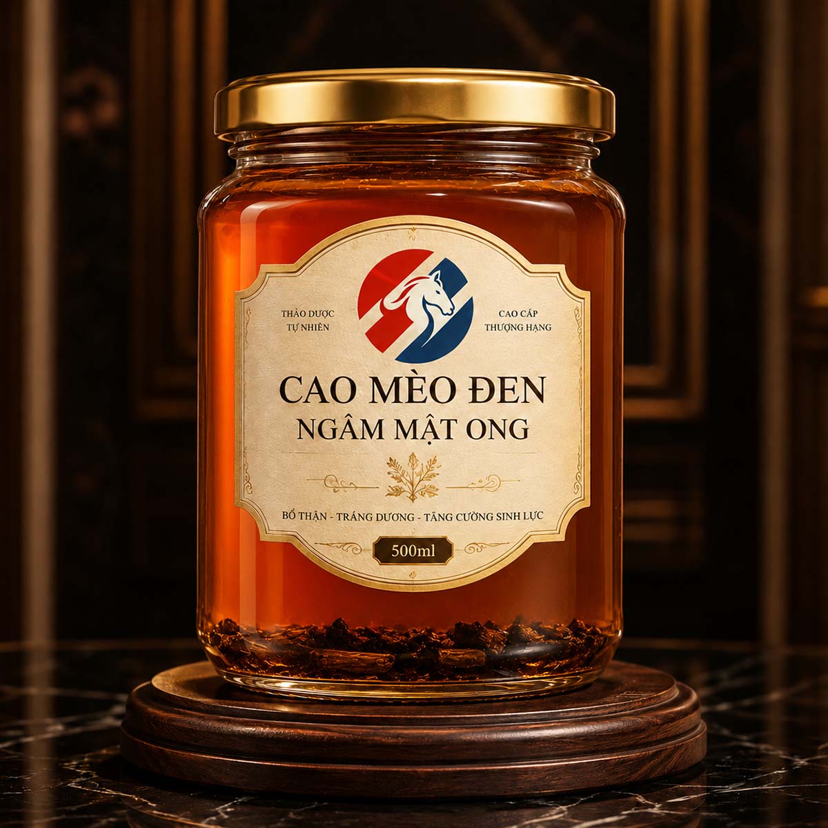 Cao mèo đen ngâm mật ong Litanda