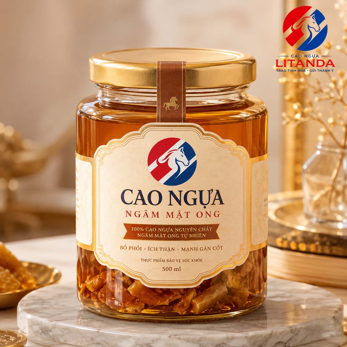Cao ngựa ngâm mật ong Litanda