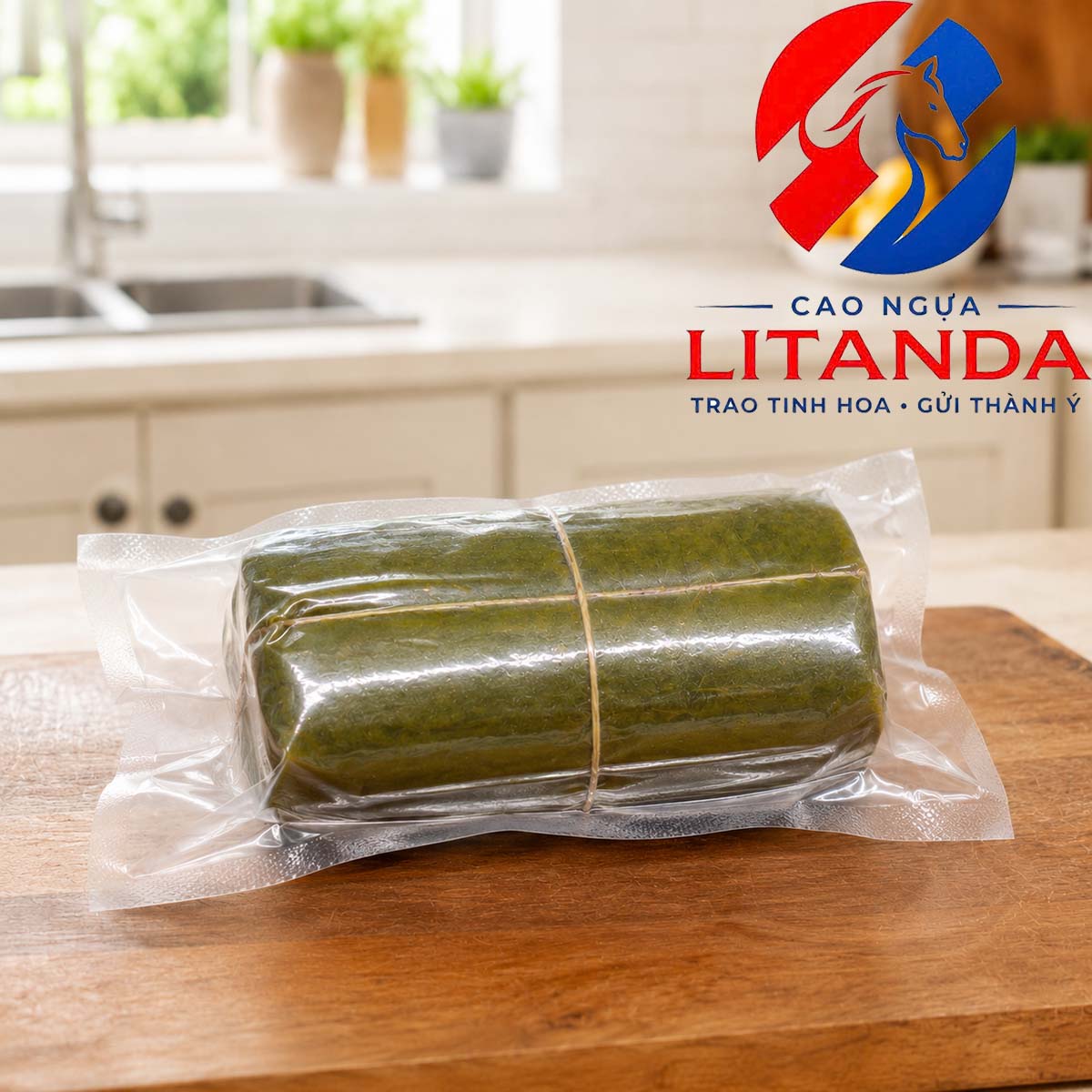 Giò ngựa Litanda được đóng gói, hút chân không gọn gàng