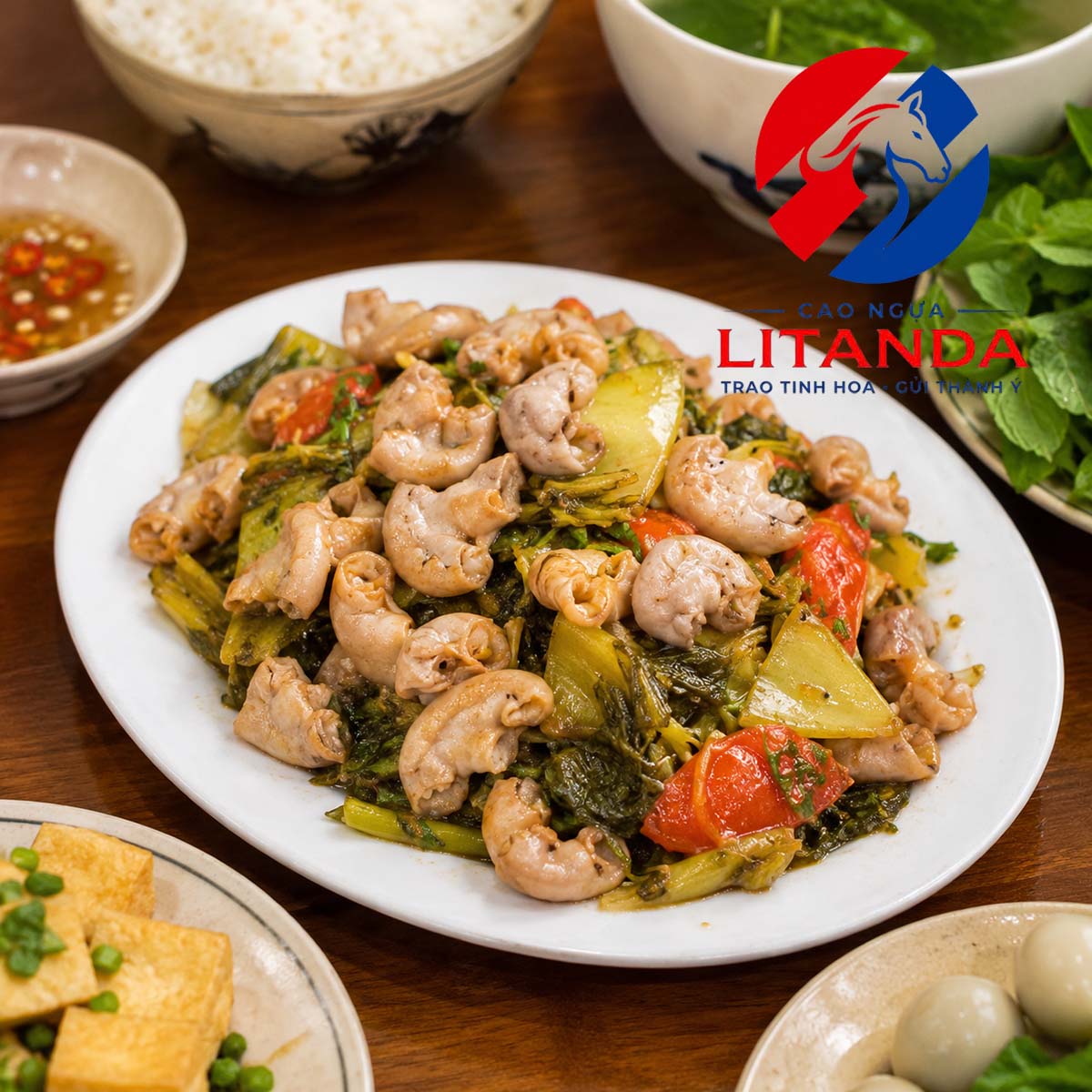 Lòng ngựa xào dưa - Món ngon cực đưa cơn và nhậu