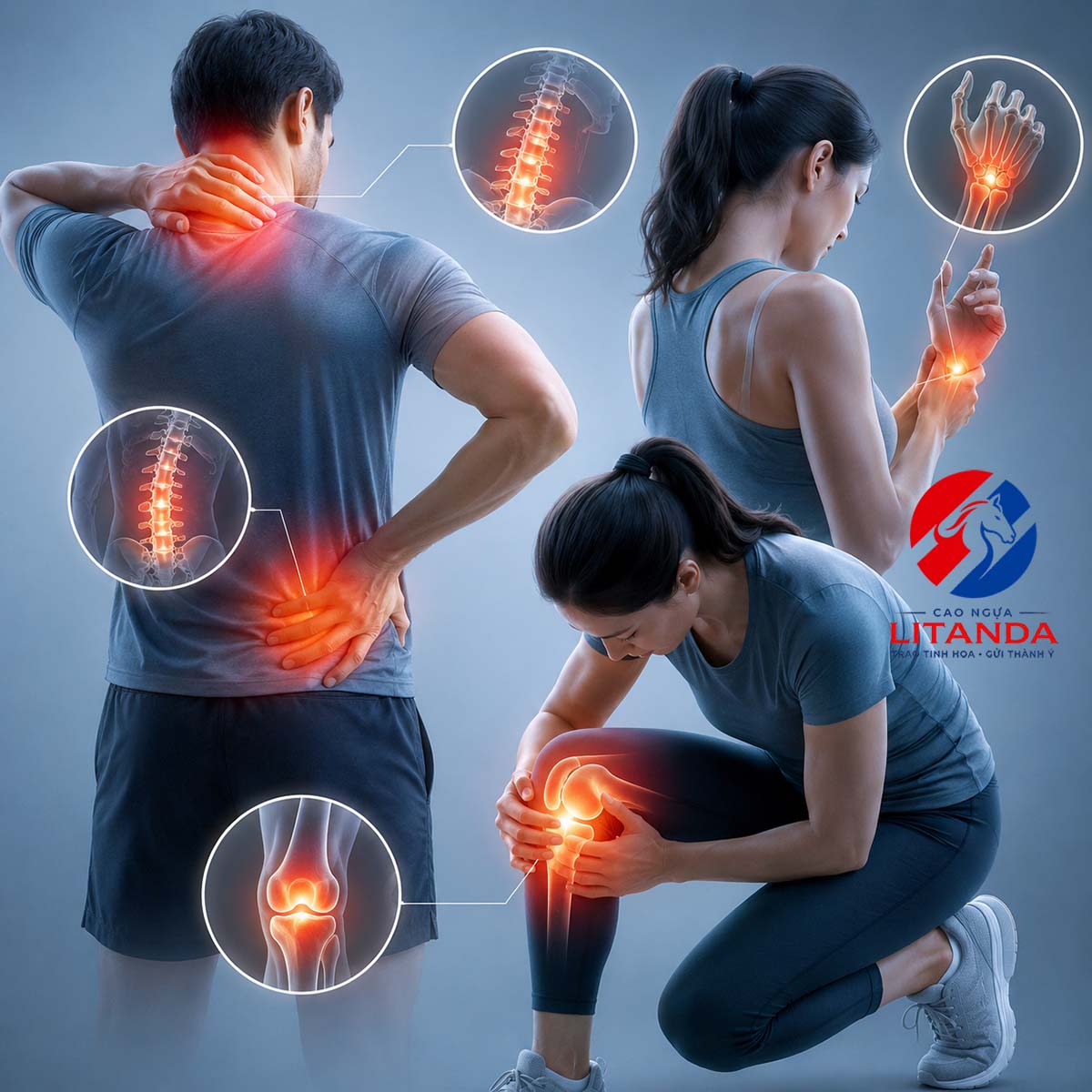 Cao mèo đen giúp hỗ trợ các vấn đề về xương khớp