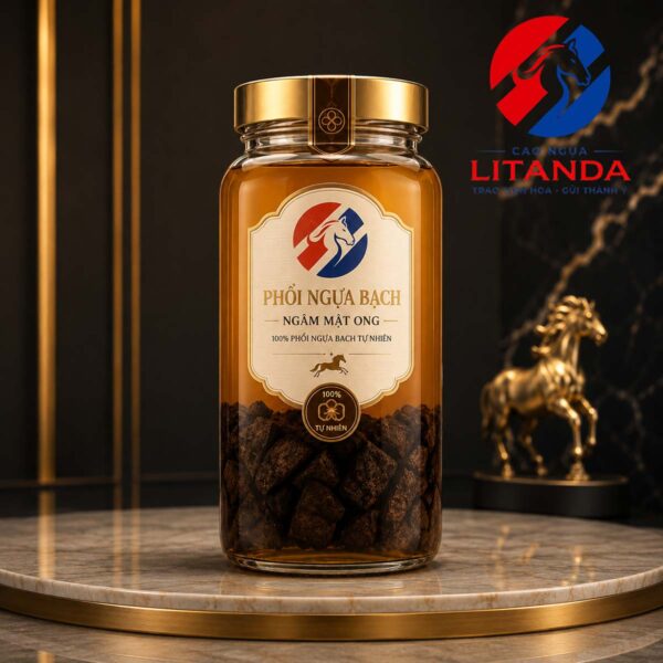 Phổi ngựa bạch ngâm mật ong Litanda