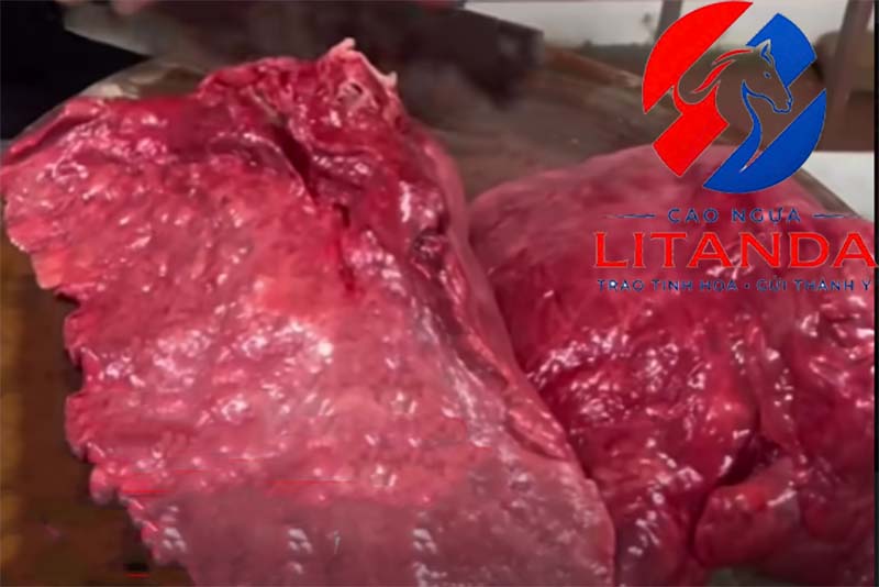 Phổi ngựa bạch vừa mới ra lò