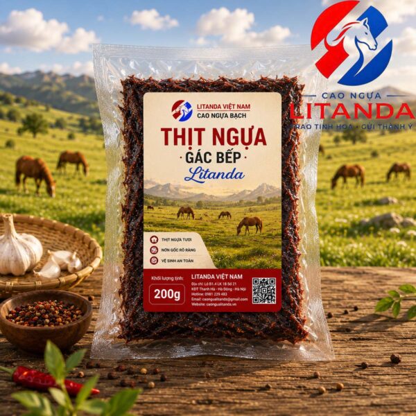 Thịt ngựa Litanda gói 200g - Vừa đủ cho 1 trải nghiệm trọn vẹn