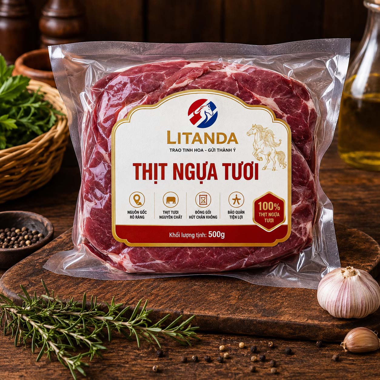 THỊT NGỰA TƯƠI LITANDA 1