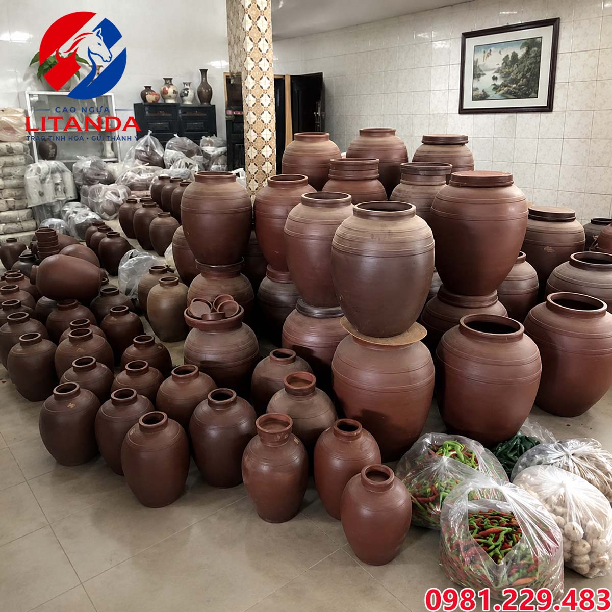 Các loại chum sành ngâm rượu